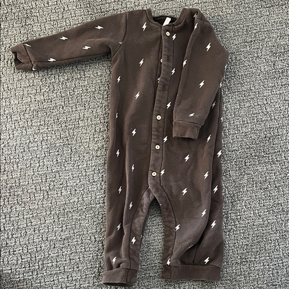 Rylee + Cru Gray Lightning Kids Footie